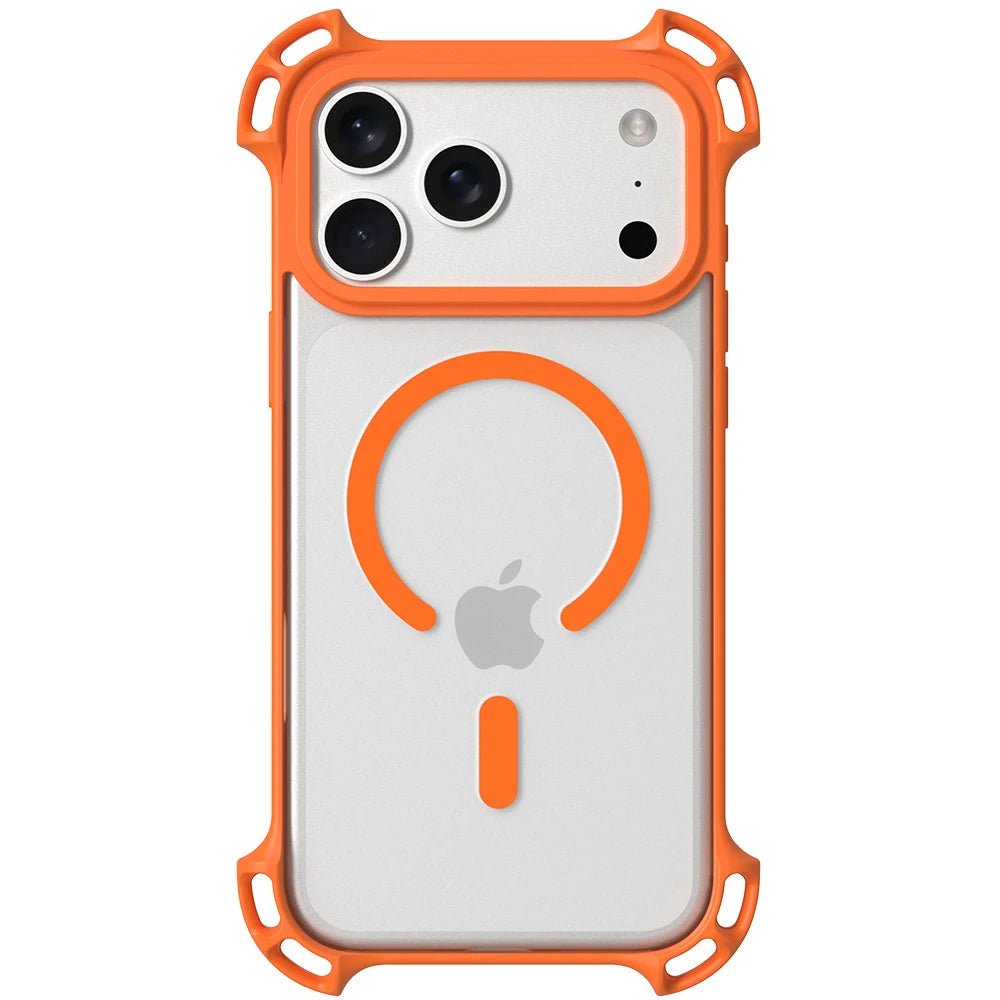 Ultra Protection Matte Clear Magnetic Armor Bumper Case for iPhone - The Armour Case