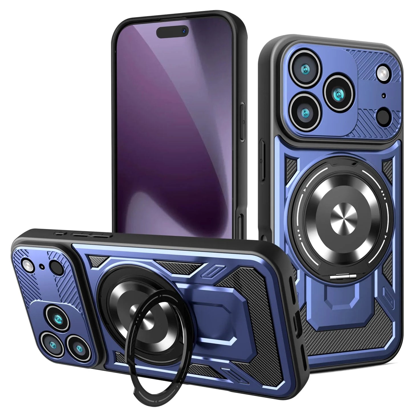 ArmorForce Magnetic Heavy - Duty Rugged Ring Grip for iPhone Case - The Armour Case