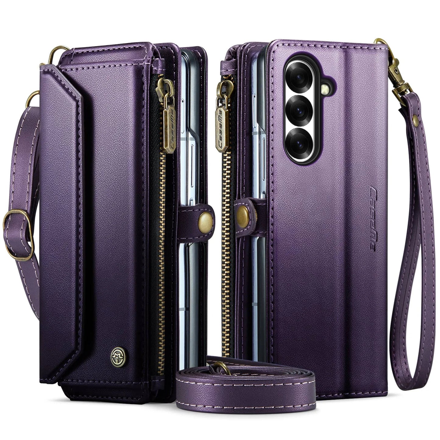 Magnetic Wallet Case for Samsung Galaxy Z Fold 7 with RFID