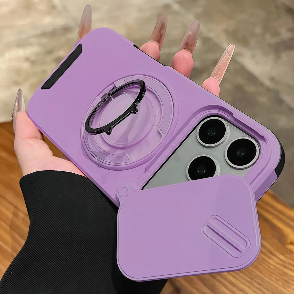 Aegiron Tactical Magnetic Ring Stand Rugged Armor iPhone Protective Case Series