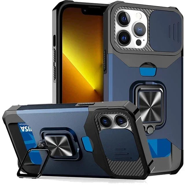 ArmourVault Rugged Magnetic Ring iPhone Case - Shockproof Protection - The Armour Case