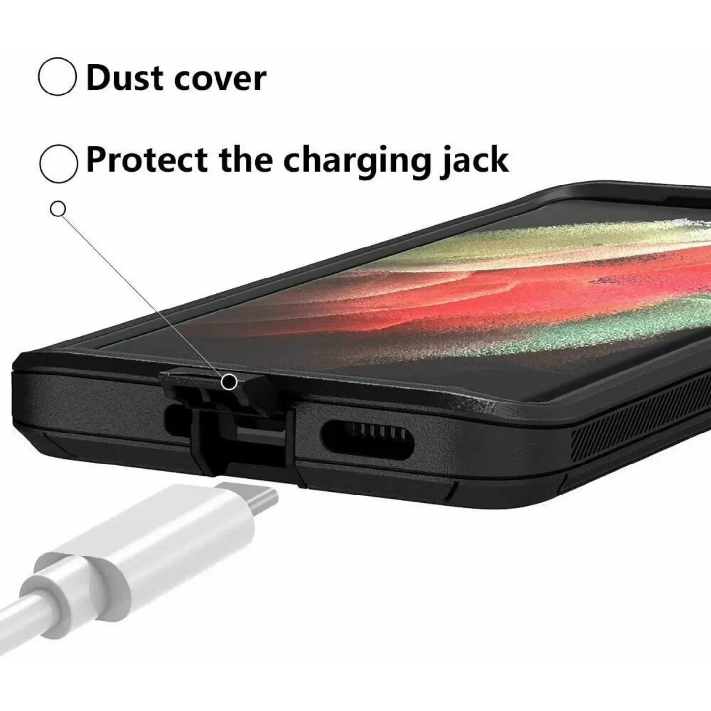 Ultimate 3-in-1 Heavy Duty Magnetic Rugged Armor Samsung Galaxy Case Defender