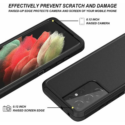 Ultimate 3-in-1 Heavy Duty Magnetic Rugged Armor Samsung Galaxy Case Defender