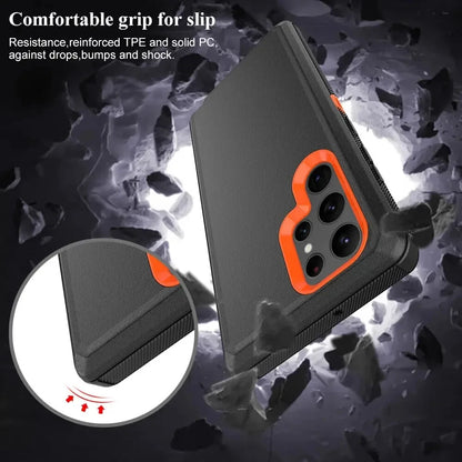 Ultimate 3-in-1 Heavy Duty Magnetic Rugged Armor Samsung Galaxy Case Defender