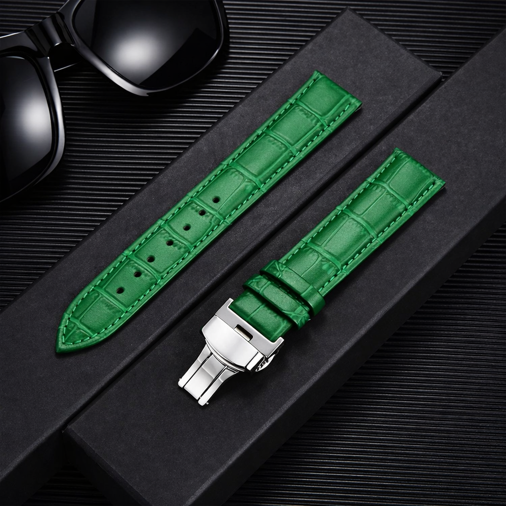 ArmorLux Bamboo Genuine Leather Samsung Galaxy Watch Band