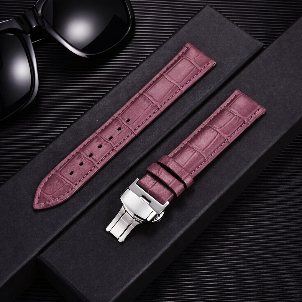 ArmorLux Bamboo Genuine Leather Samsung Galaxy Watch Band