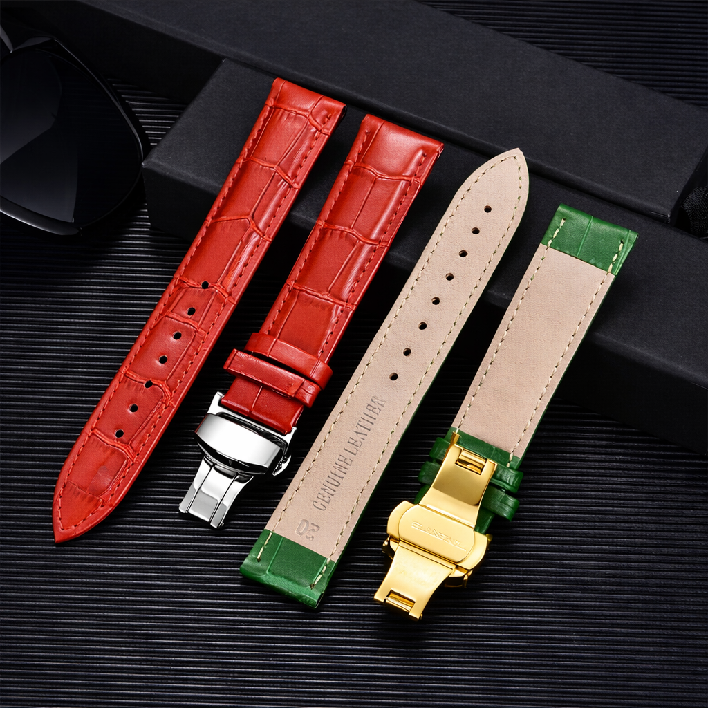 ArmorLux Bamboo Genuine Leather Samsung Galaxy Watch Band