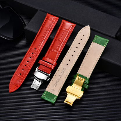 ArmorLux Bamboo Genuine Leather Samsung Galaxy Watch Band