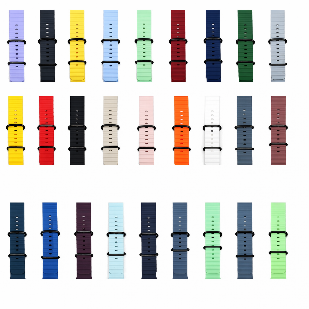 FlexWeave Elastic Nylon Scrunchie Apple Watch Band