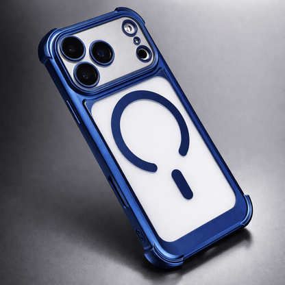 MagnaGuard Magnetic Armor Protection Case – MagSafe Charging Ring, Raised Camera Bezel, Shockproof Bumper - The Armour Case