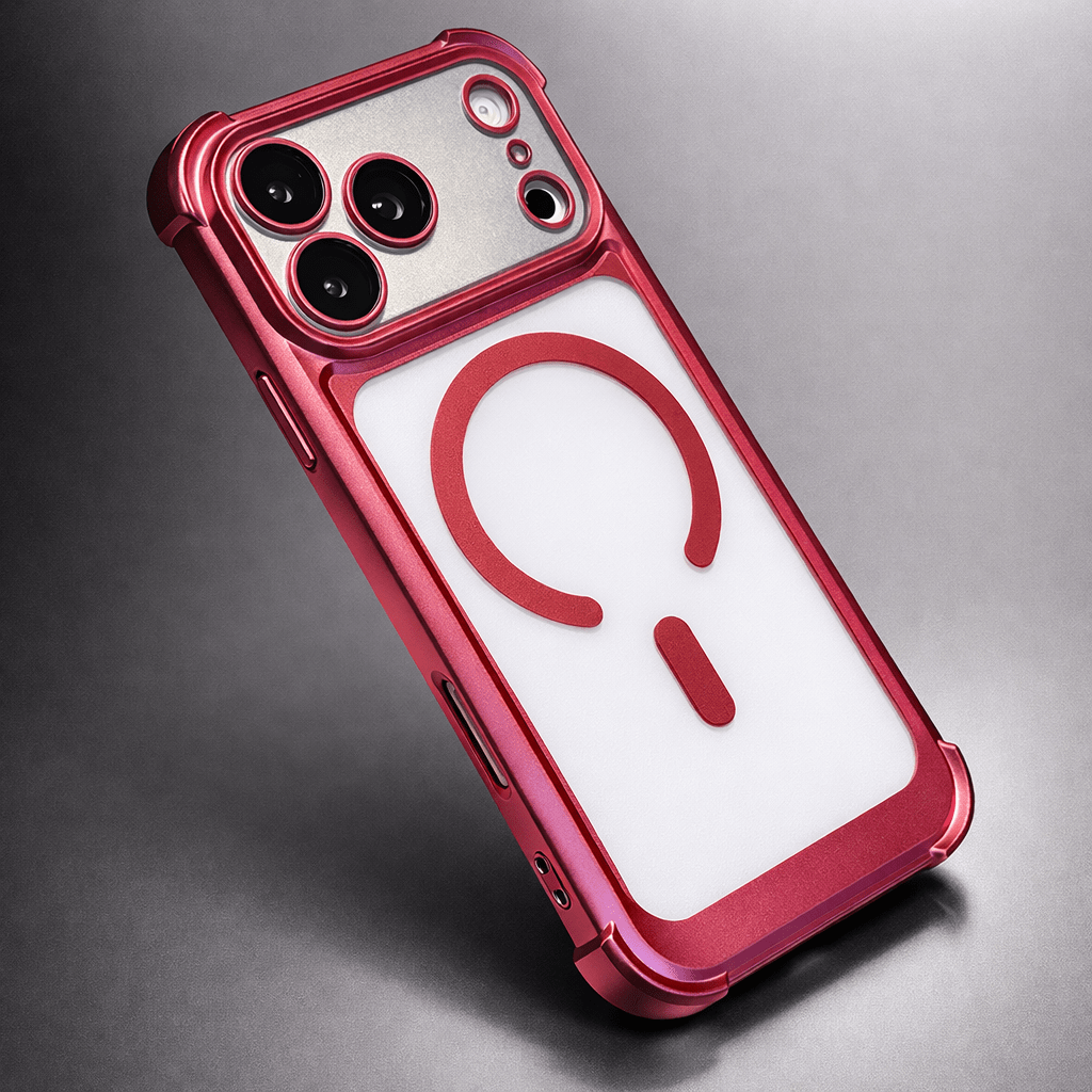 MagnaGuard Magnetic Armor Protection Case – MagSafe Charging Ring, Raised Camera Bezel, Shockproof Bumper - The Armour Case