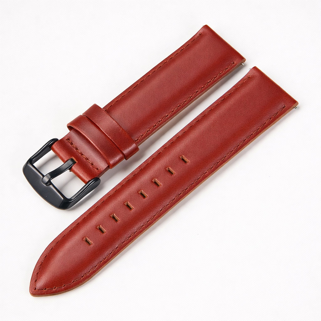 HeritageCraft Genuine Leather Quick Release Watch Strap