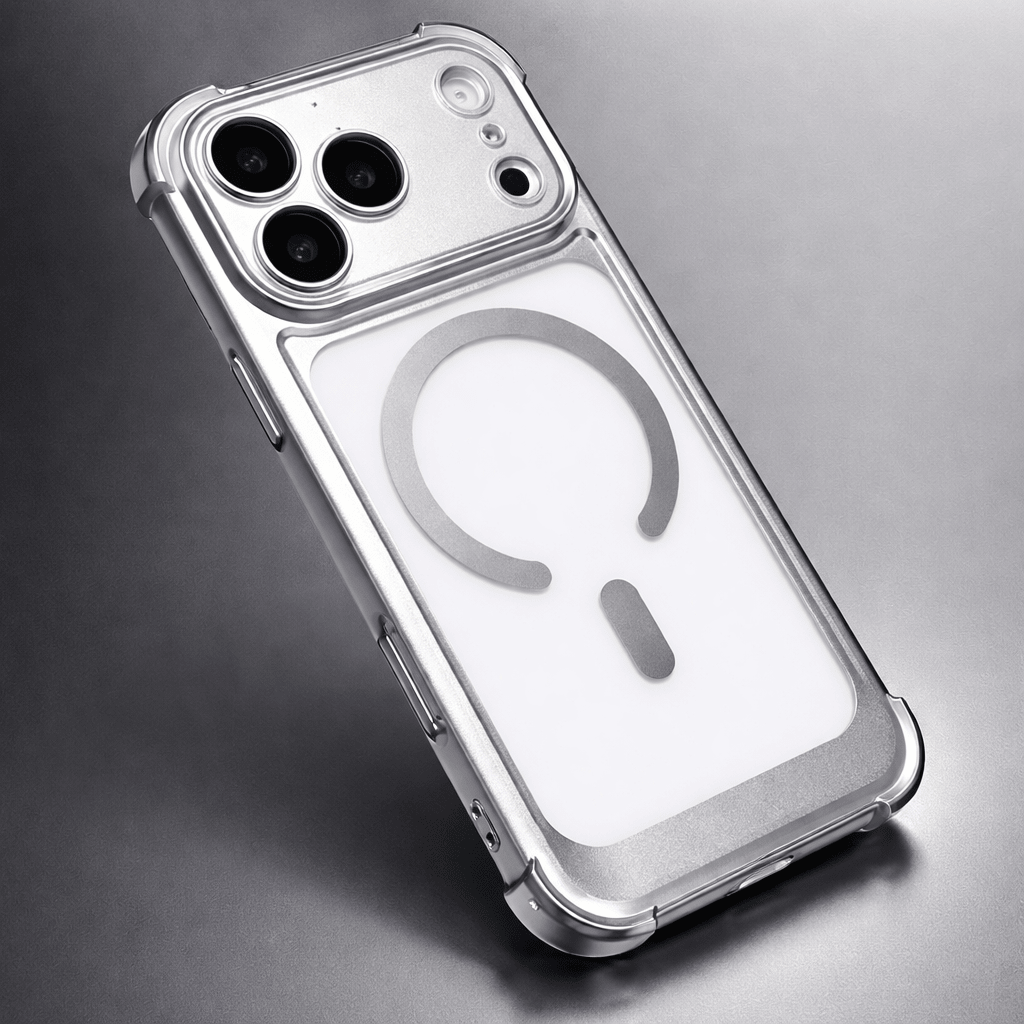 MagnaGuard Magnetic Armor Protection Case – MagSafe Charging Ring, Raised Camera Bezel, Shockproof Bumper - The Armour Case