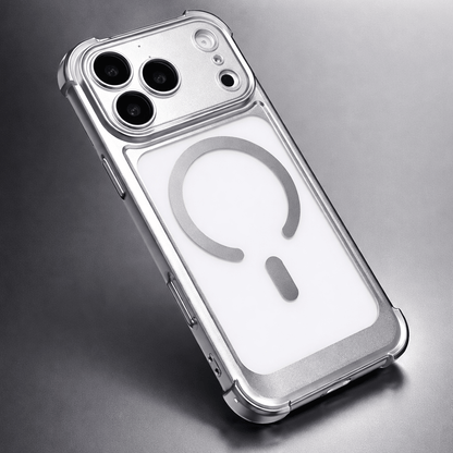 MagnaGuard Magnetic Armor Protection Case – MagSafe Charging Ring, Raised Camera Bezel, Shockproof Bumper - The Armour Case