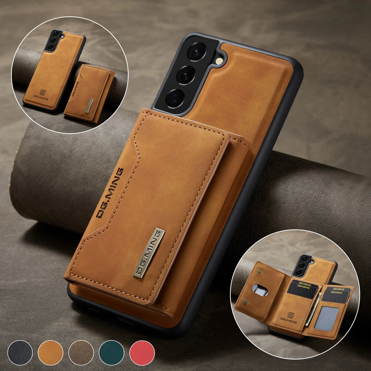 ArmourFold Leather Wallet Magnetic Protection for Samsung Galaxy Phone Case - The Armour Case