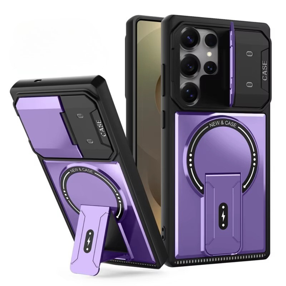 ArmourGuard Samsung Galaxy With Camera Shield & Kickstand