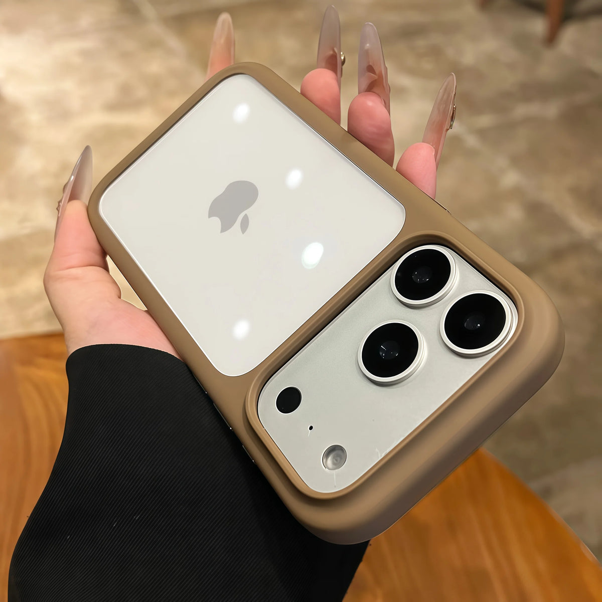 ClearShield Pro Silicone Edge Hybrid Case – Shockproof Crystal Clear Protection for iPhone