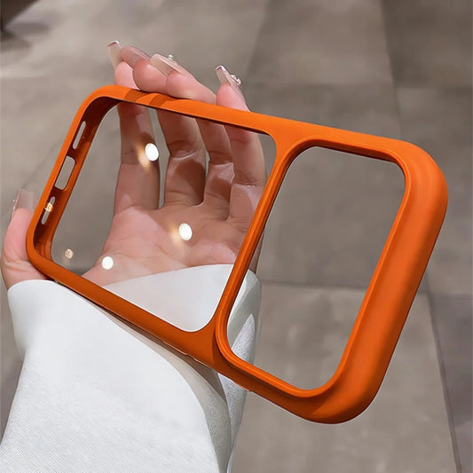 ClearShield Pro Silicone Edge Hybrid Case – Shockproof Crystal Clear Protection for iPhone