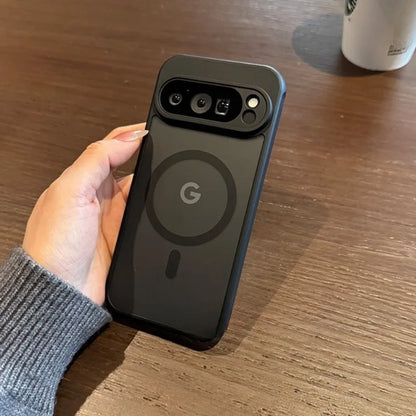 Matte Clear Magnetic Armor Case For Google Pixel Pro Shockproof