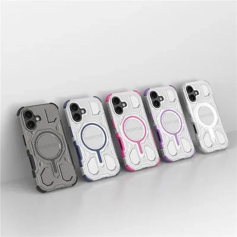 Onyx Reinforced Magnetic Armor Case With Integrated Stand For iPhone