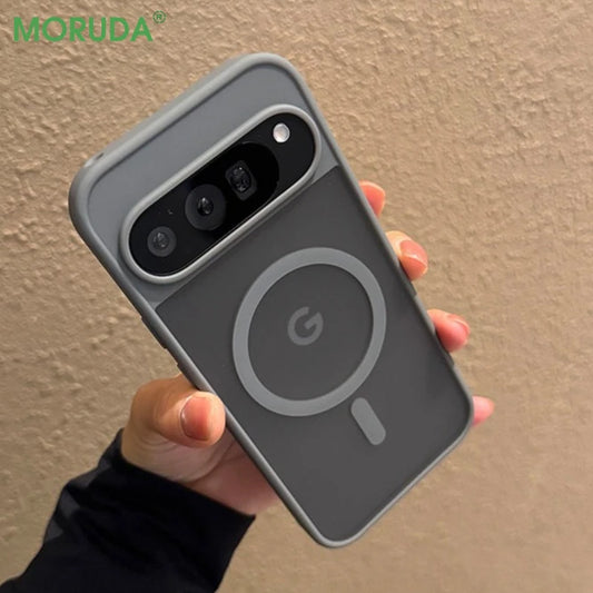Translucent Matte Magnetic Case Slim Protection For Google Pixel Phones