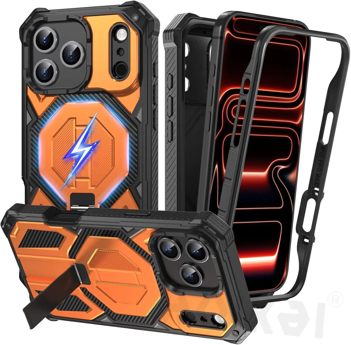 Elite Magnetic Kickstand Shield Case