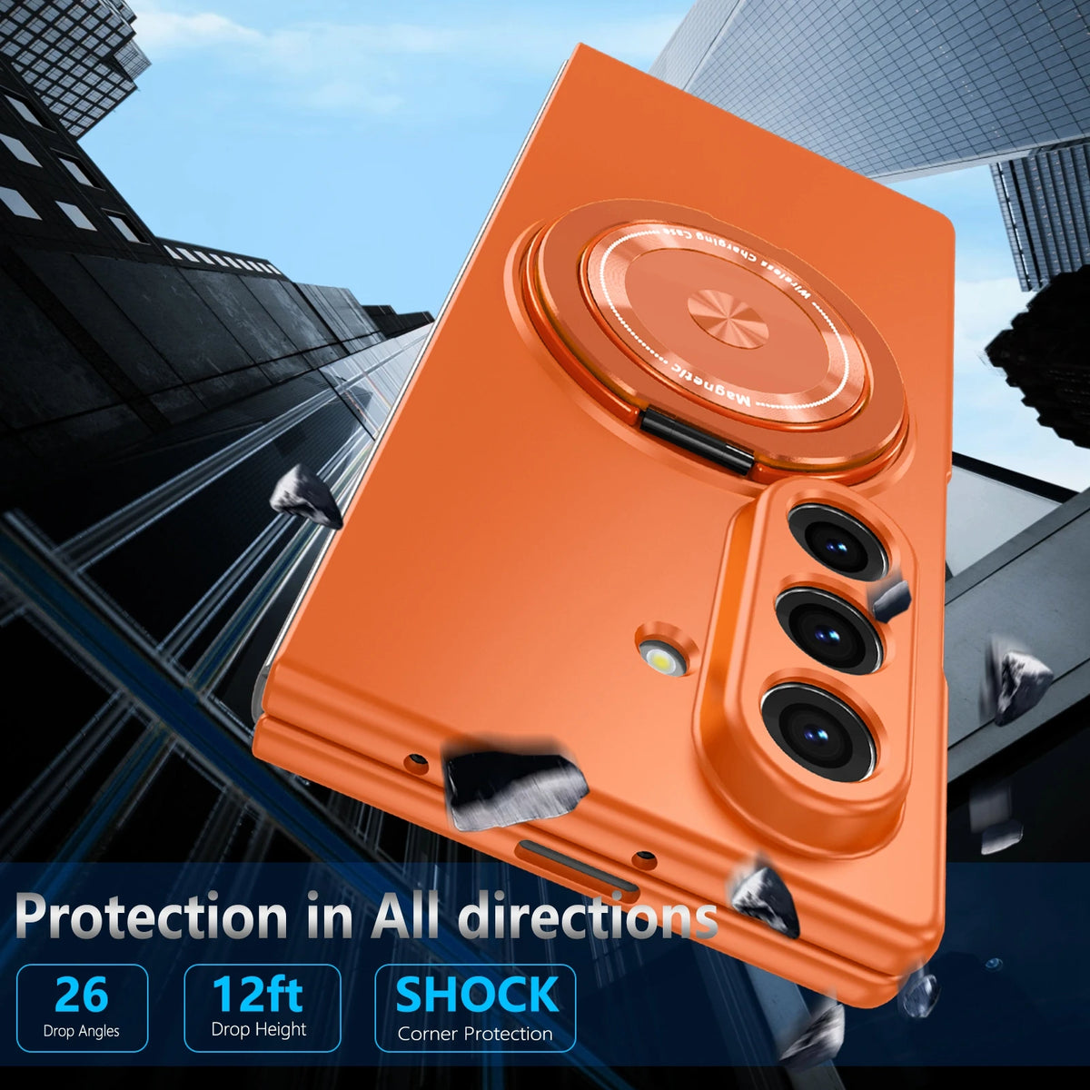 Elite Business Rotating Stand Case For Samsung Galaxy Z Fold Series