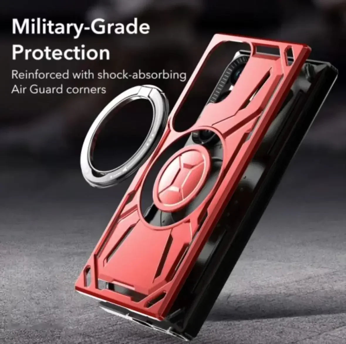 ArmourGrip Samsung Galaxy Military Protection Magnetic Ring Case