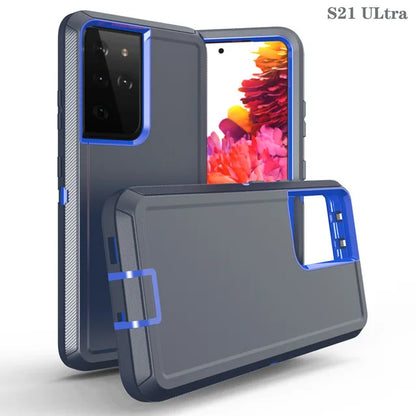 Ultimate 3-in-1 Heavy Duty Magnetic Rugged Armor Samsung Galaxy Case Defender