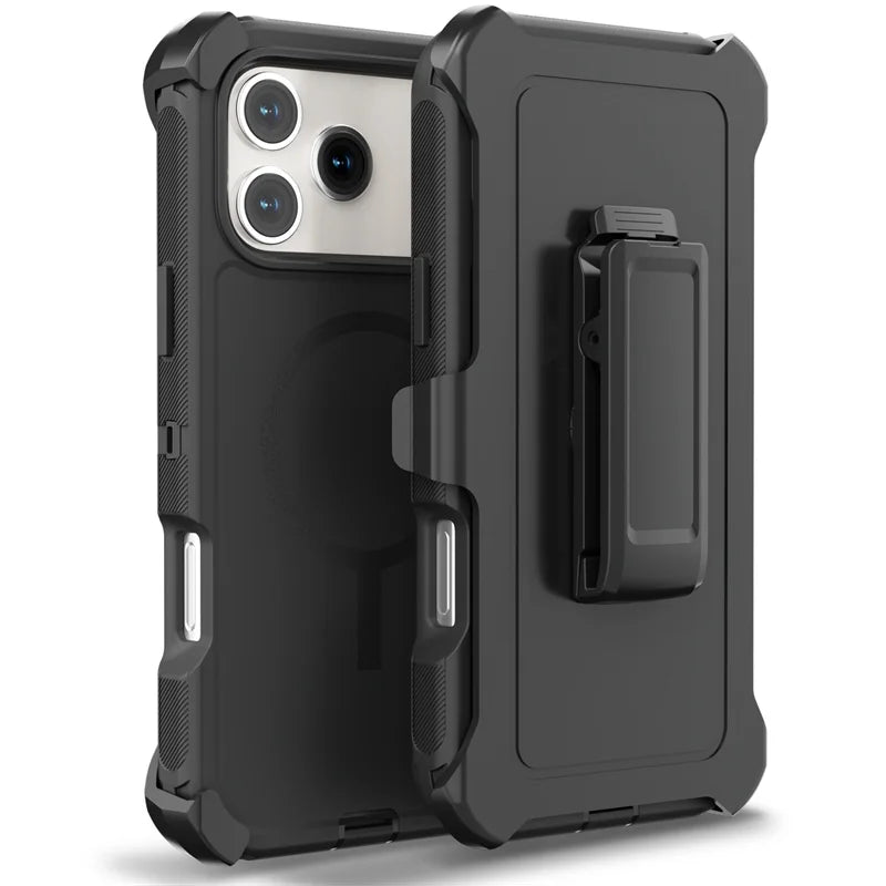 360° ArmourForce Magnetic Rugged Belt Clip Heavy - Duty Protection for iPhone Case - The Armour Case