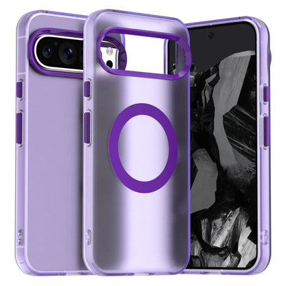 Matte Clear Magnetic Armor Case For Google Pixel Pro Shockproof