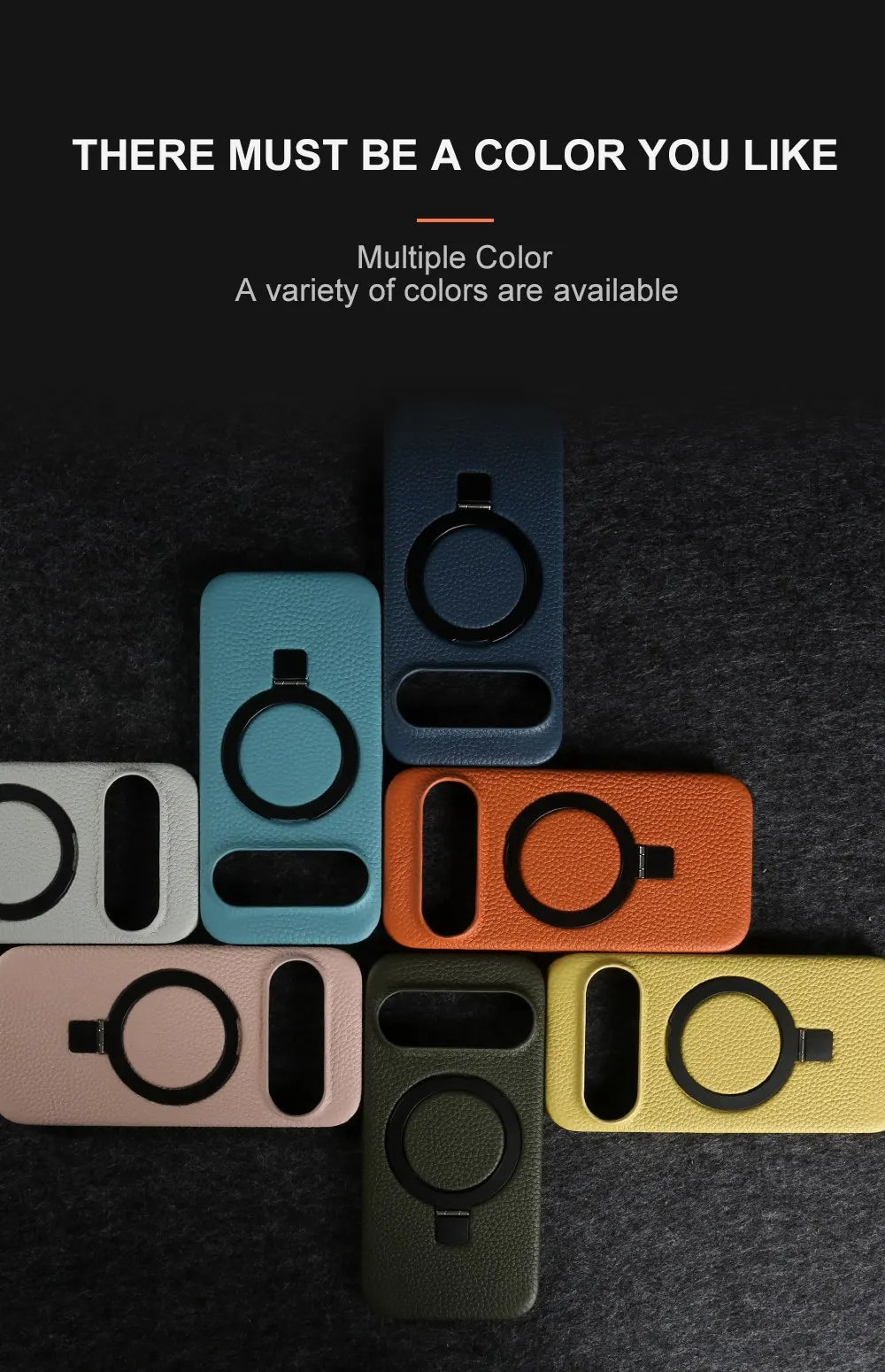 ArmourLux Magnetic Ring Stand Leather Google Pixel Case – Shockproof Grip Holder