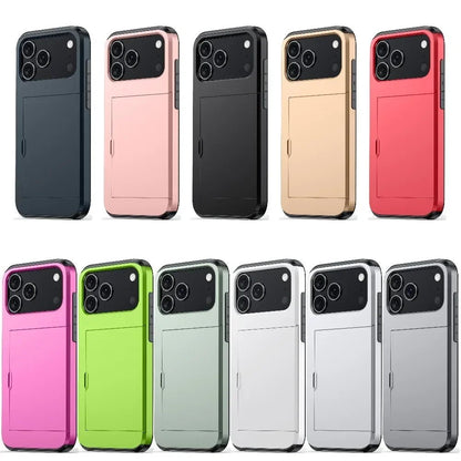 ArmourShield Magnetic Wallet Armor Shockproof Card Holder for iPhone Case - The Armour Case