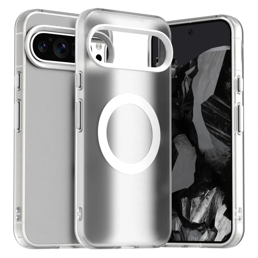 Matte Clear Magnetic Armor Case For Google Pixel Pro Shockproof