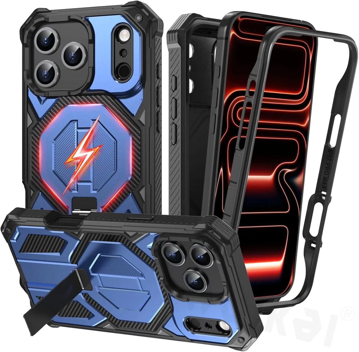 Elite Magnetic Kickstand Shield Case