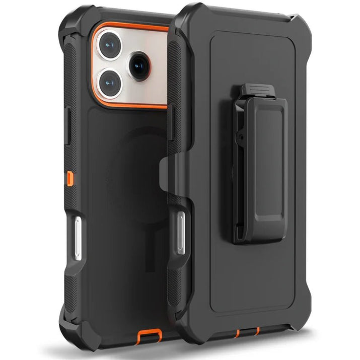 360° ArmourForce Magnetic Rugged Belt Clip Heavy-Duty Protection for i ...