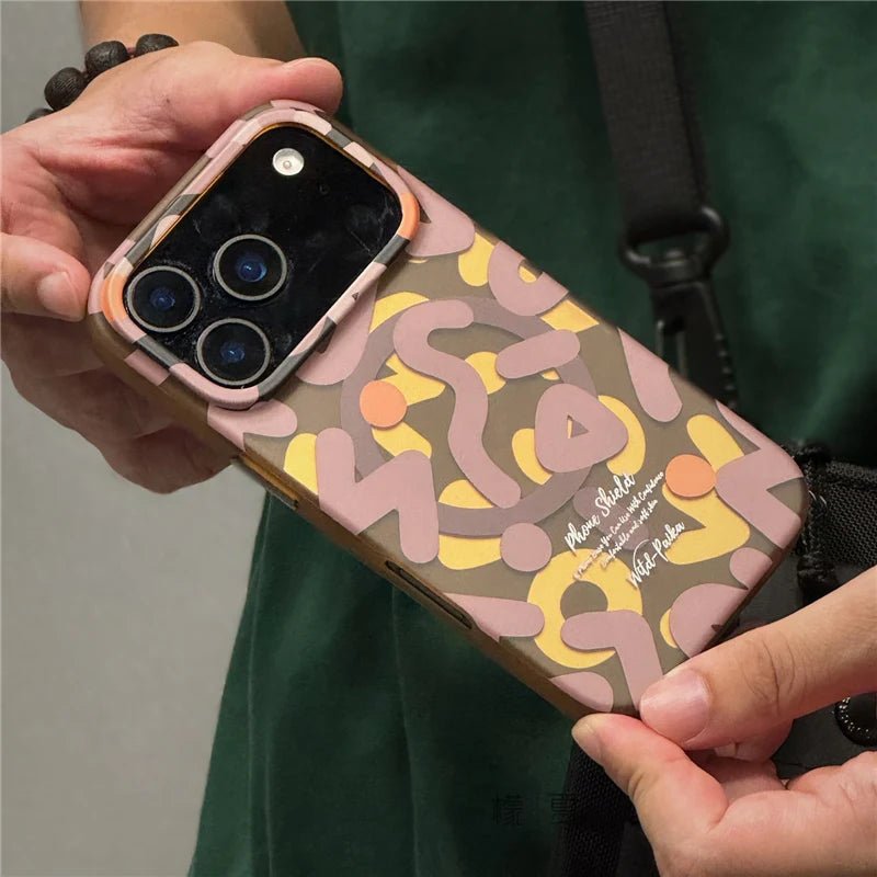 UrbanShiel Graffiti Magnetic Matte Dustproof Protection for iPhone Case - The Armour Case