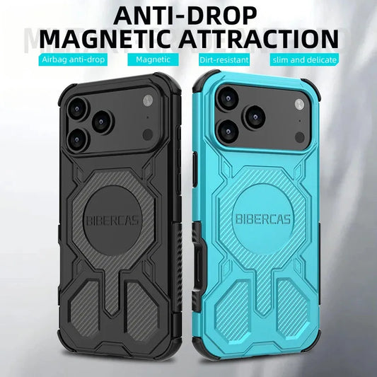 Ultimate Heavy Duty Magnetic Armor Protection Case for iPhone All Models