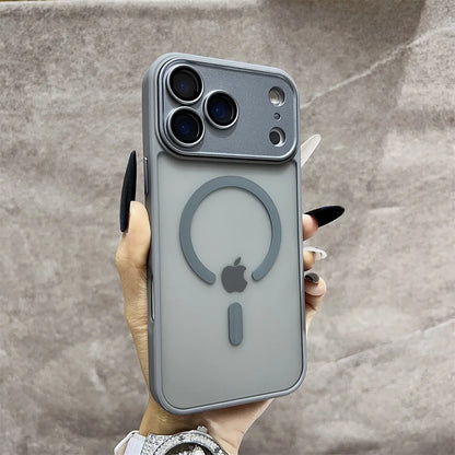 Translucent Matte Wireless Charging iPhone Protection Case