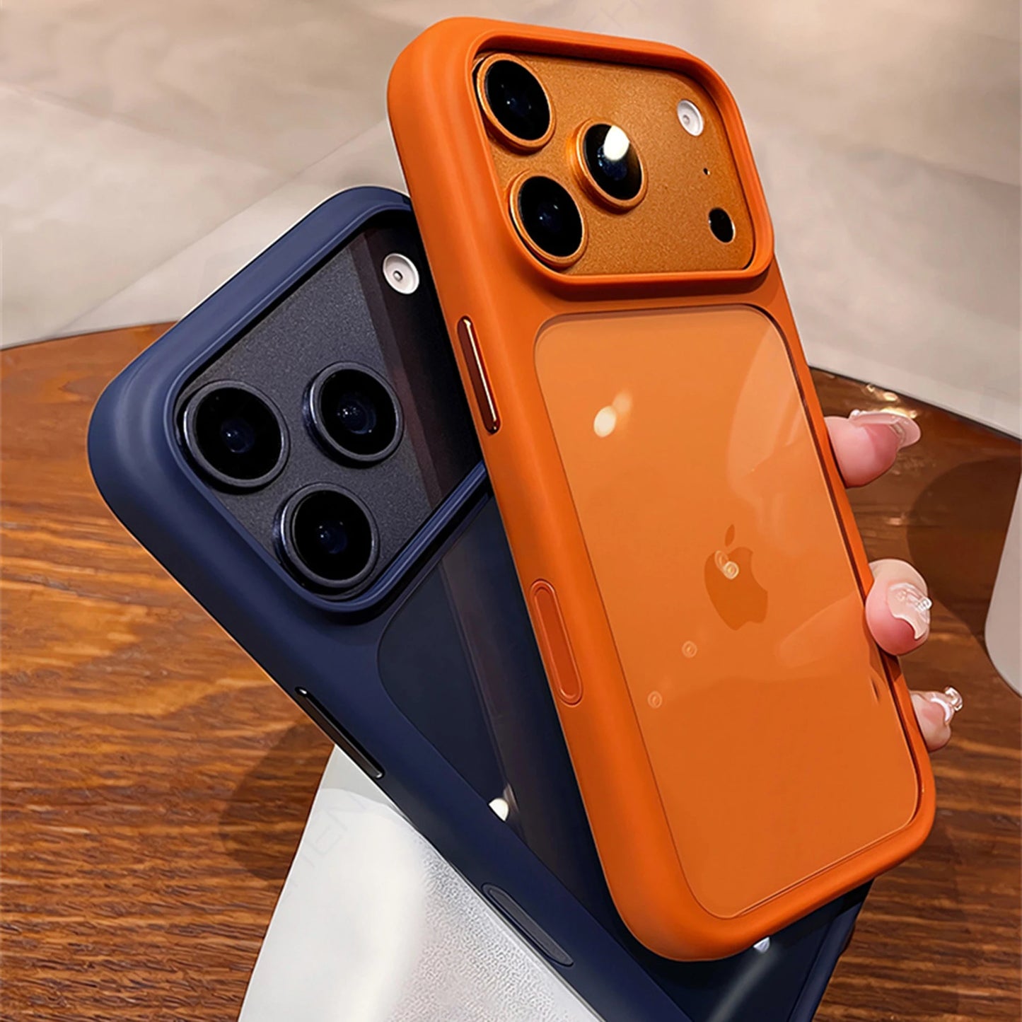 ClearShield Pro Silicone Edge Hybrid Case – Shockproof Crystal Clear Protection for iPhone