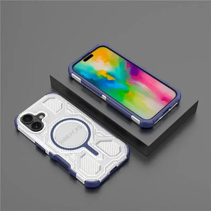 Onyx Reinforced Magnetic Armor Case With Integrated Stand For iPhone