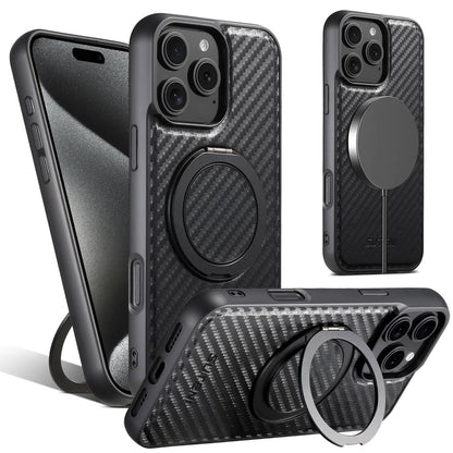 360° CarbonGuard Pro Magnetic Ring Armor for iPhone Case - The Armour Case