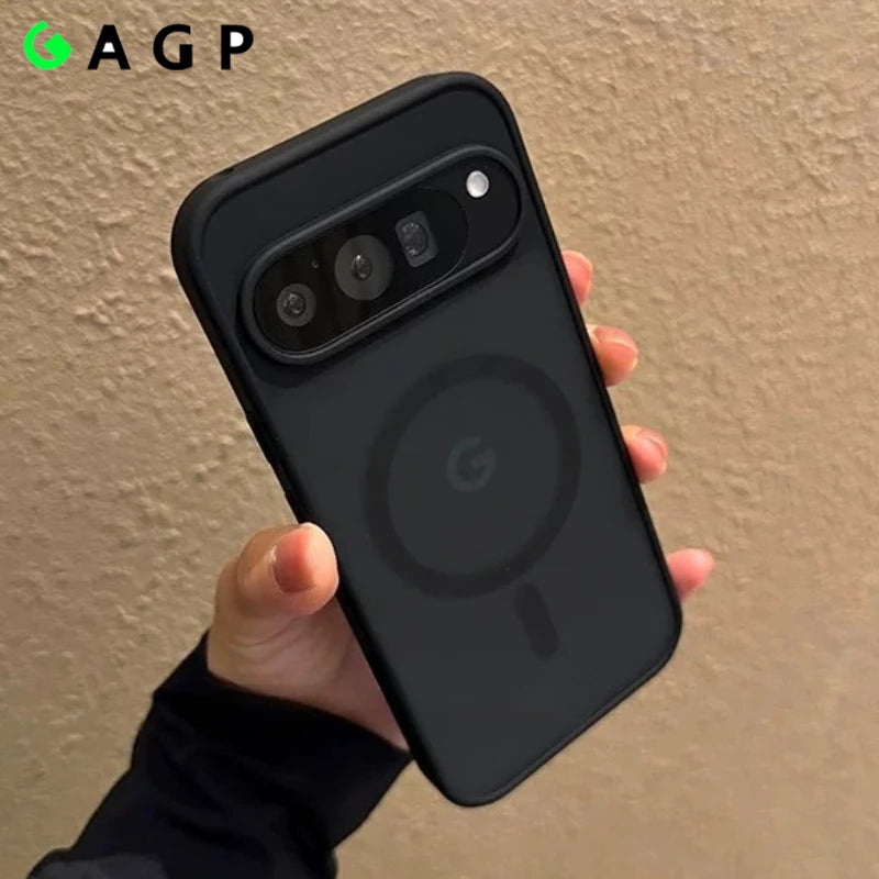 Matte Clear Magnetic Armor Case For Google Pixel Pro Shockproof
