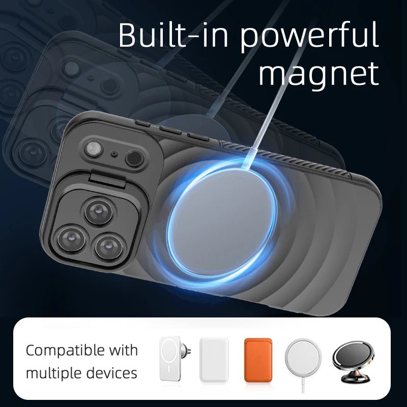 ArmorSlide Pro Heavy - Duty Magnetic Shield Dual Protection for iPhone Case - The Armour Case