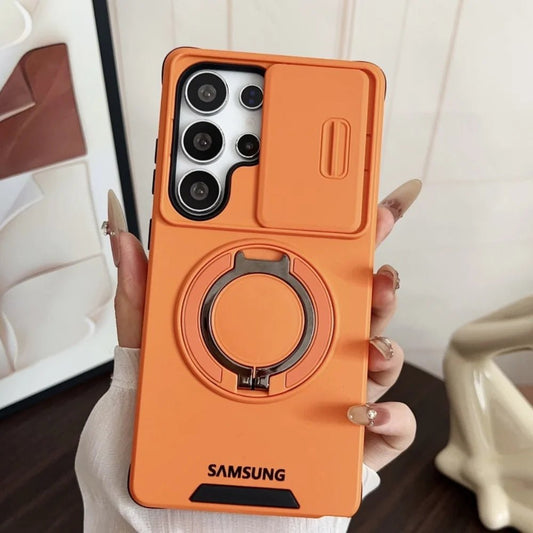 ArmorSlide Magnetic Shockproof Ring for Samsung Galaxy Case with Camera Cover - The Armour Case