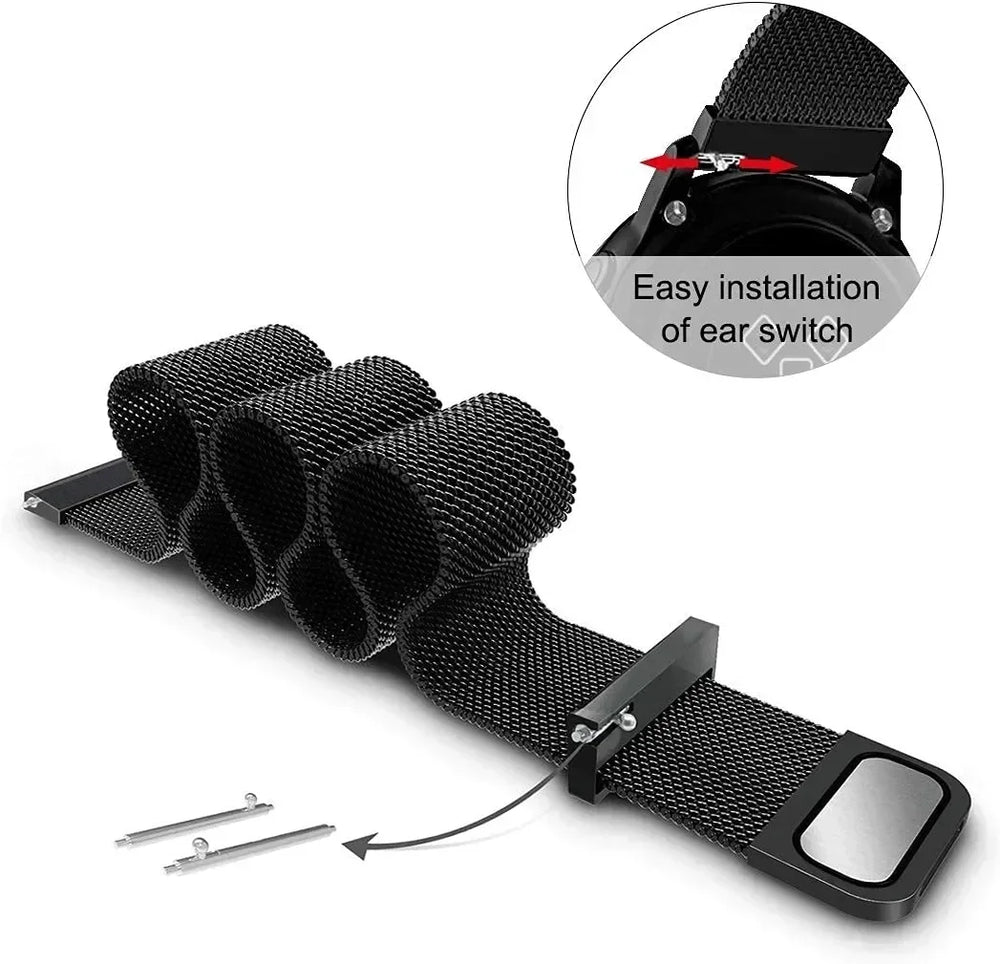 SteelMesh Magnetic Lock Milanese Samsung Watch Band - The Armour Case