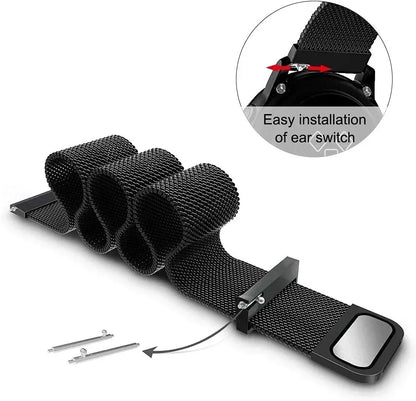 SteelMesh Magnetic Lock Milanese Samsung Watch Band - The Armour Case
