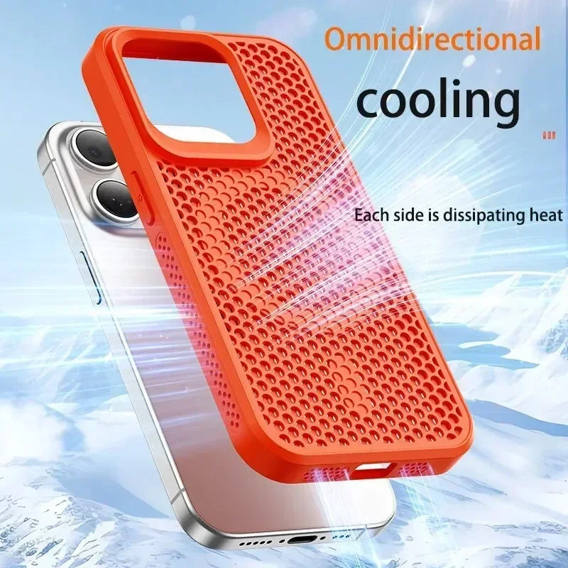 Magnetic Cooling iPhone Case – Slim, Anti-Knock & Drop-Proof