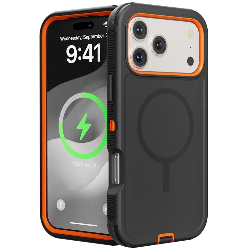 360° ArmourForce Magnetic Rugged Belt Clip Heavy - Duty Protection for iPhone Case - The Armour Case