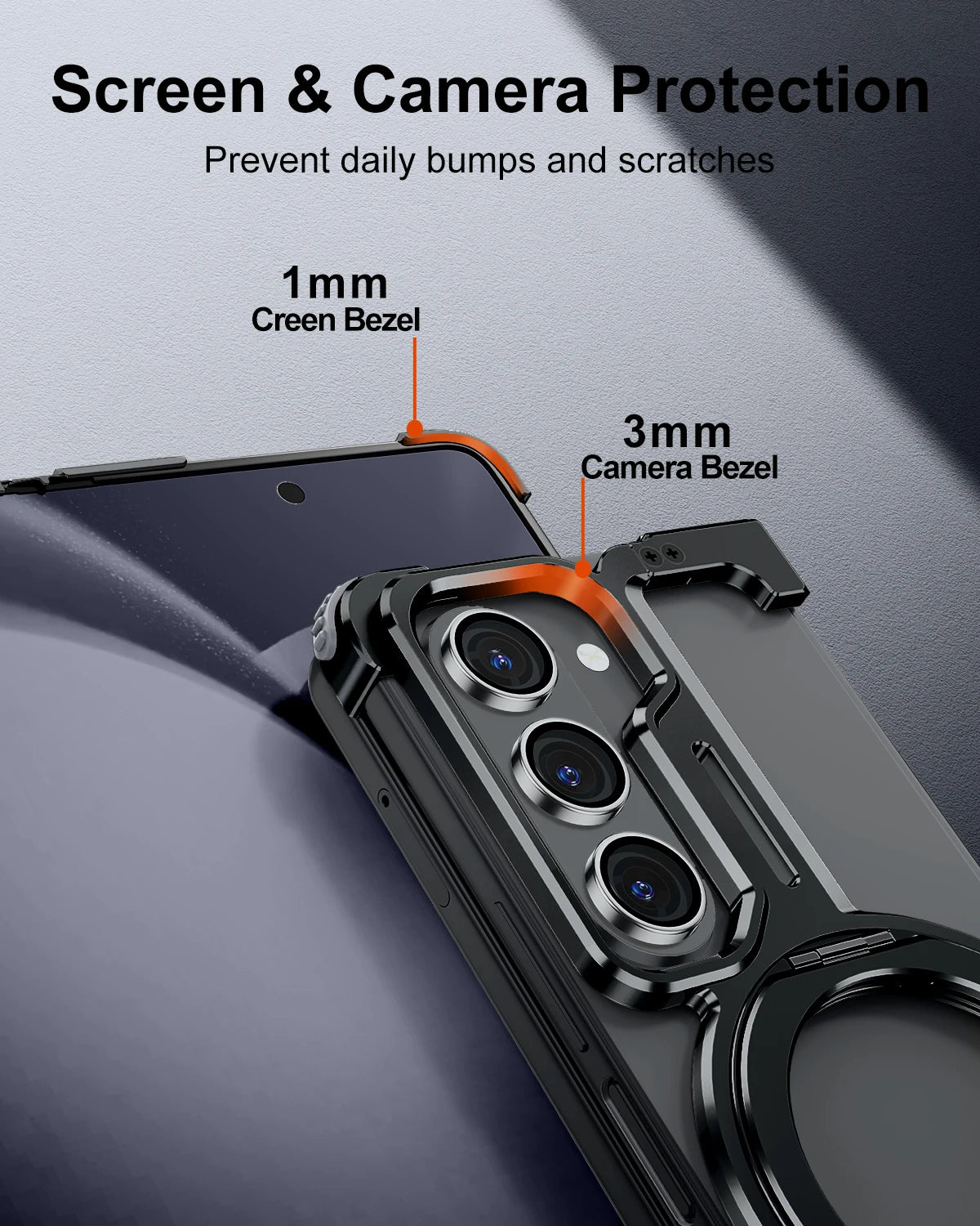 Magnetic Rotating Ring Stand Case for Samsung Galaxy Z Fold 7